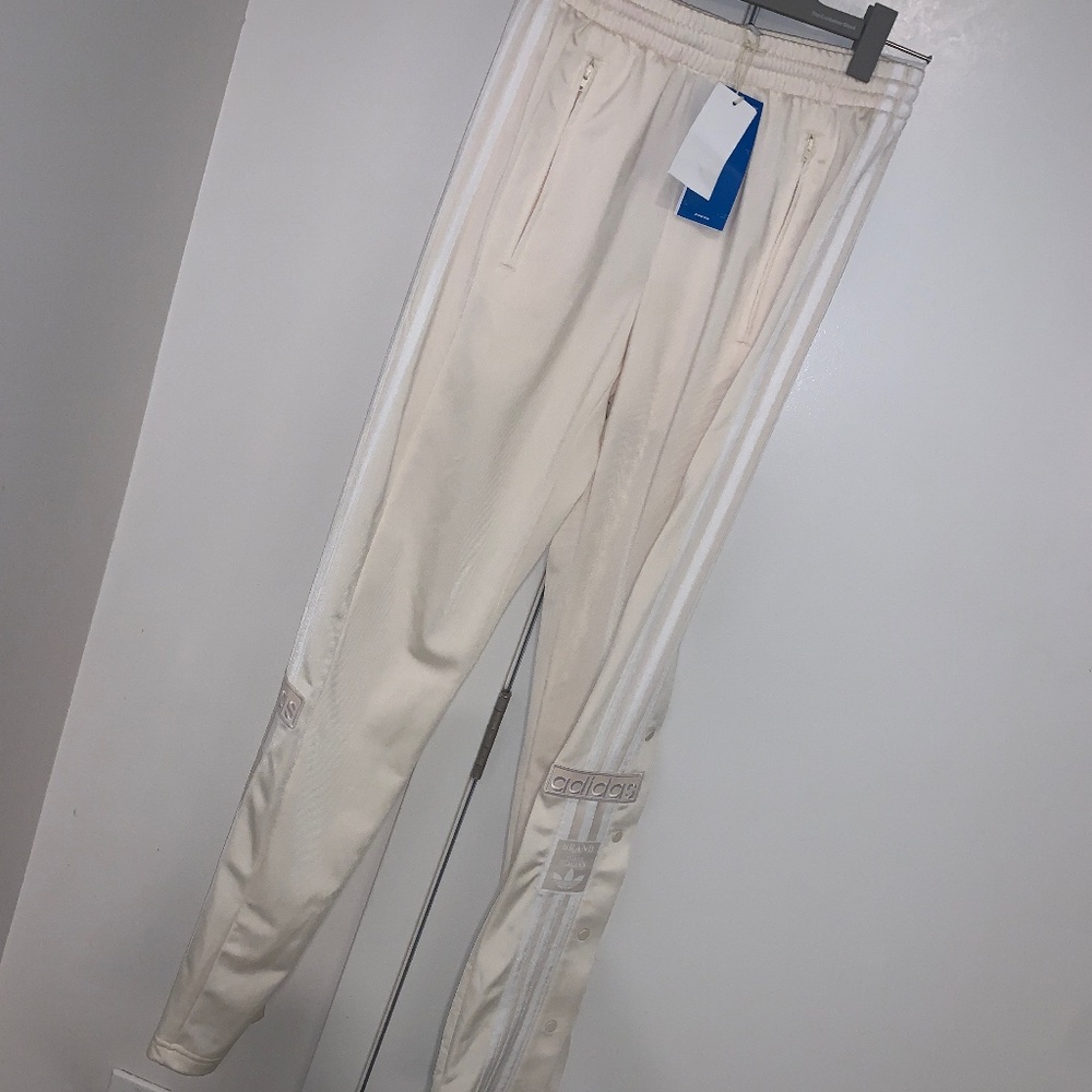 Adidas popper sweat pant trouser